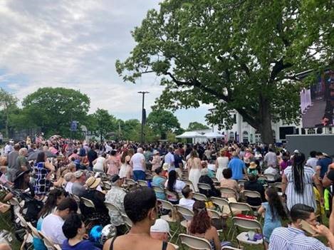 U.S. Senator Richard Blumenthal (D-CT) attended the commencement for Albertus Magnus College in New Haven. 